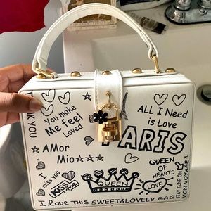 A paris Handbag , Only worn twice , Good Quality and Good Condition